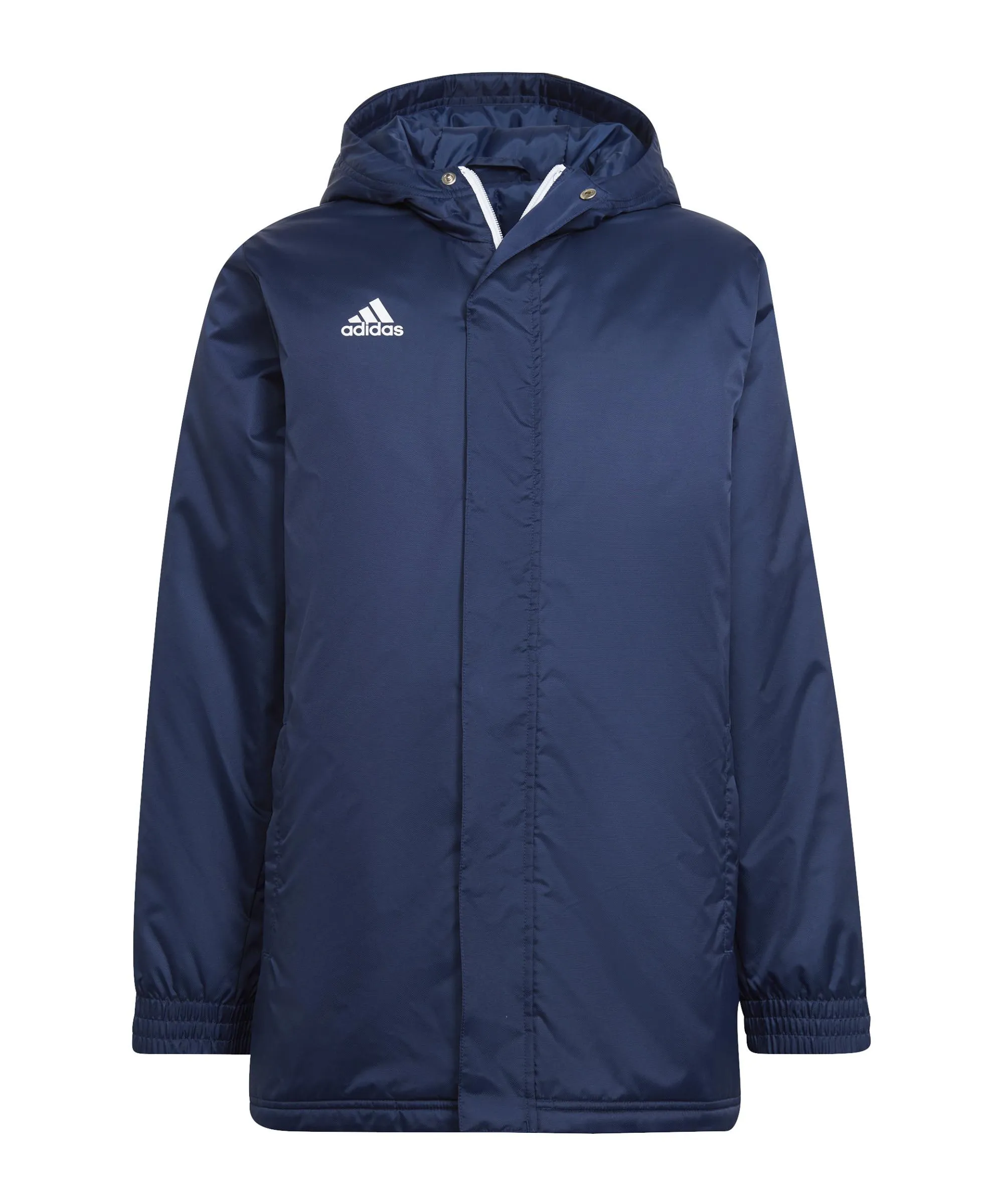 adidas Entrada 22 Stadium Winterjacke Kids Trainingsjacke Kinder blau im Online Shop von kaufen