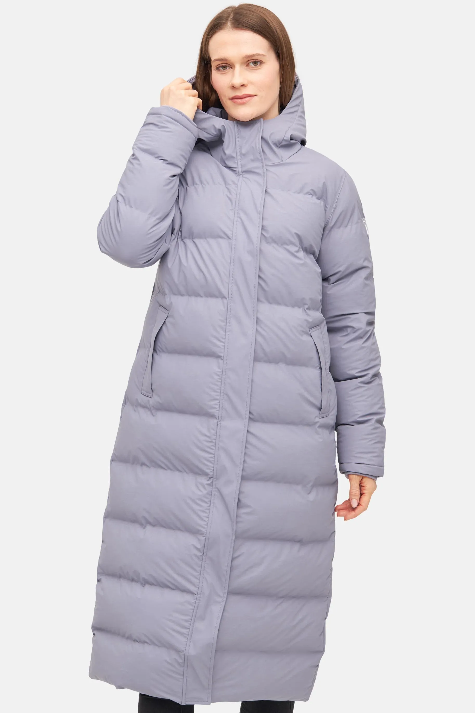 Derbe Winterjacke Interholm Damen Flieder Grau