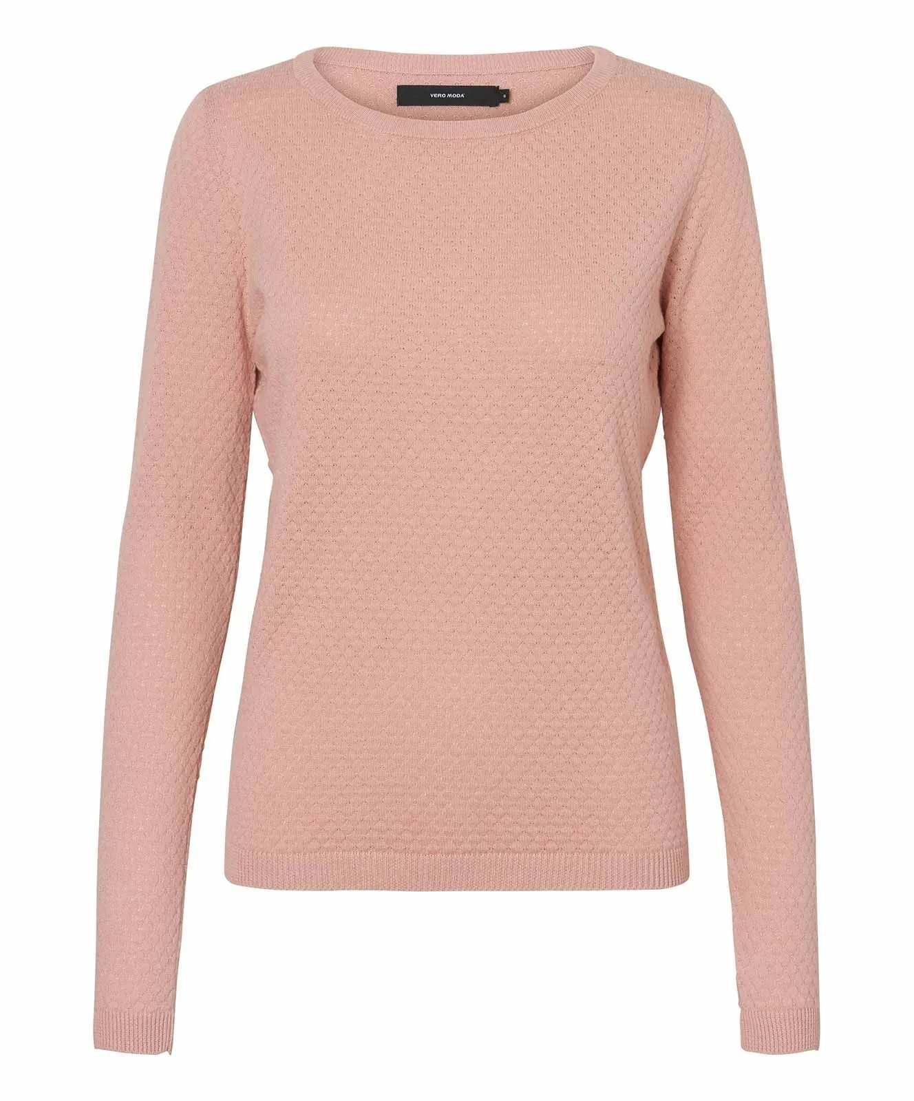Vero Moda Pullover Care aus rosa Bio-Baumwolle