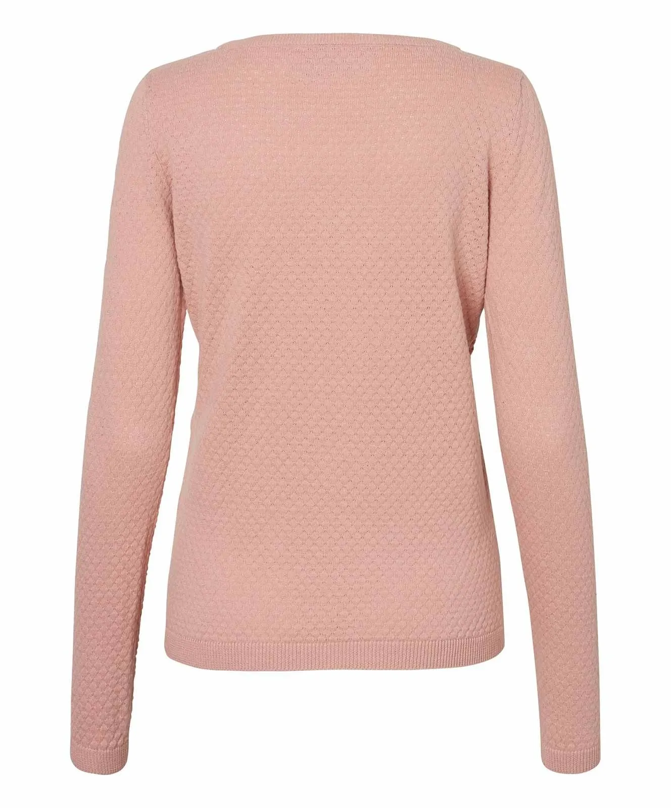 Vero Moda Pullover Care aus rosa Bio-Baumwolle